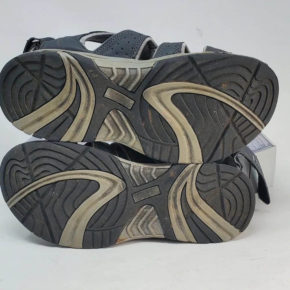 Ithasca rugged Sandles Waterproof CHARCOAL BLack MENS Size 9 EUC